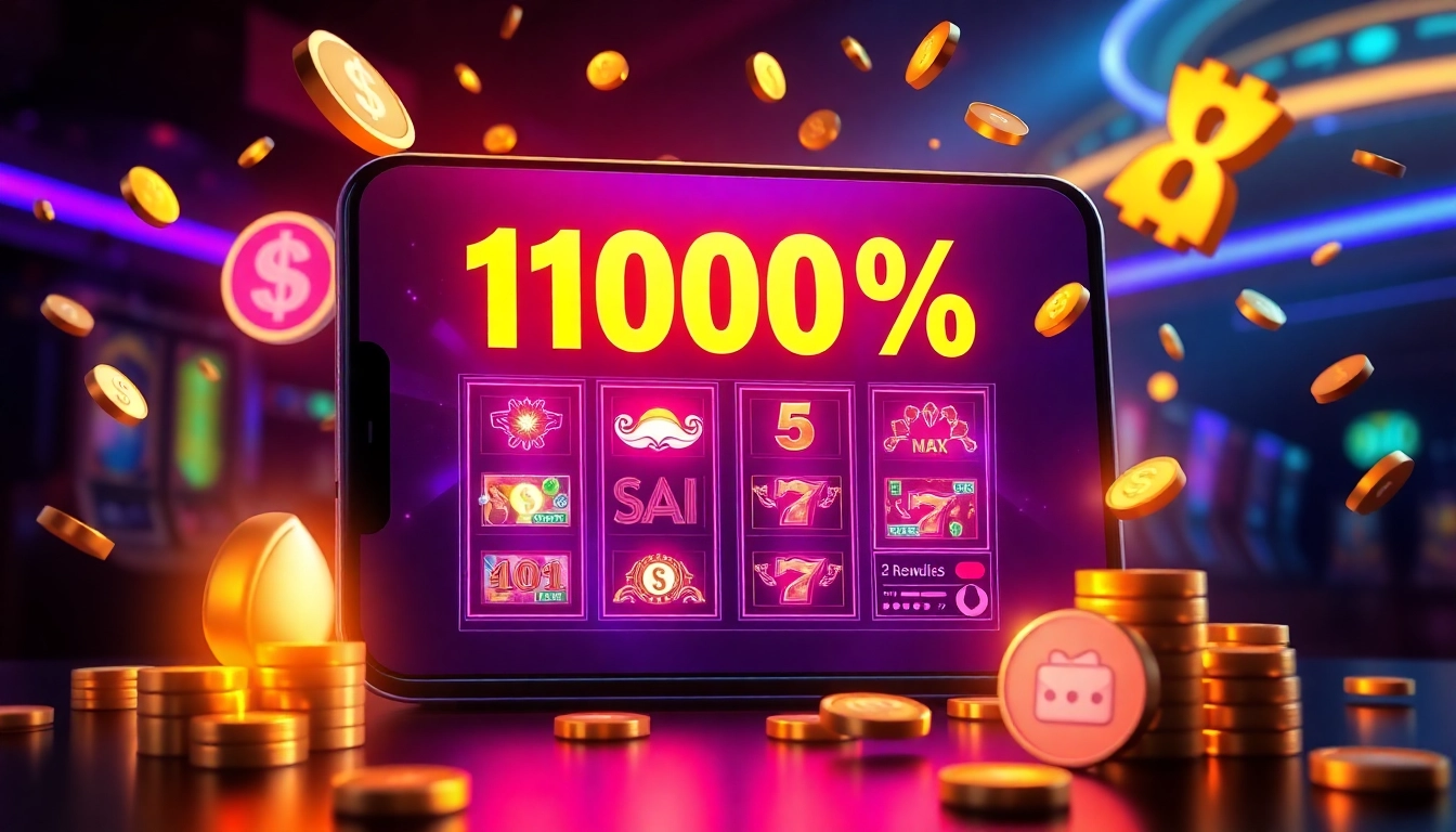 Experience the thrill of สล็อตเว็บตรง100% with exciting slot machines and vibrant visuals.