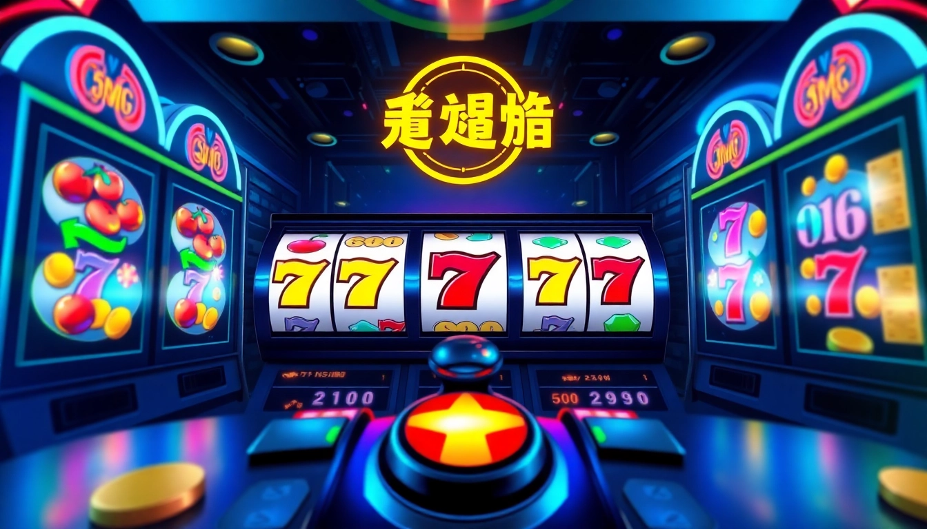 Spin the vibrant สล็อตออนไลน์ reels displaying colorful symbols and fortunes.