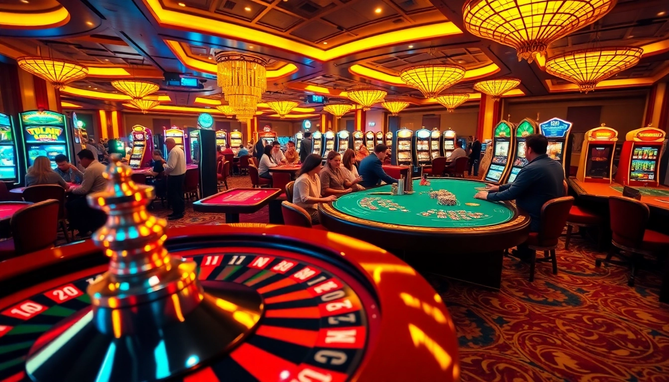 Dive into the excitement of gambling at https://debet7a.com/ with vibrant casino activities featuring roulette, poker, and joyful players.