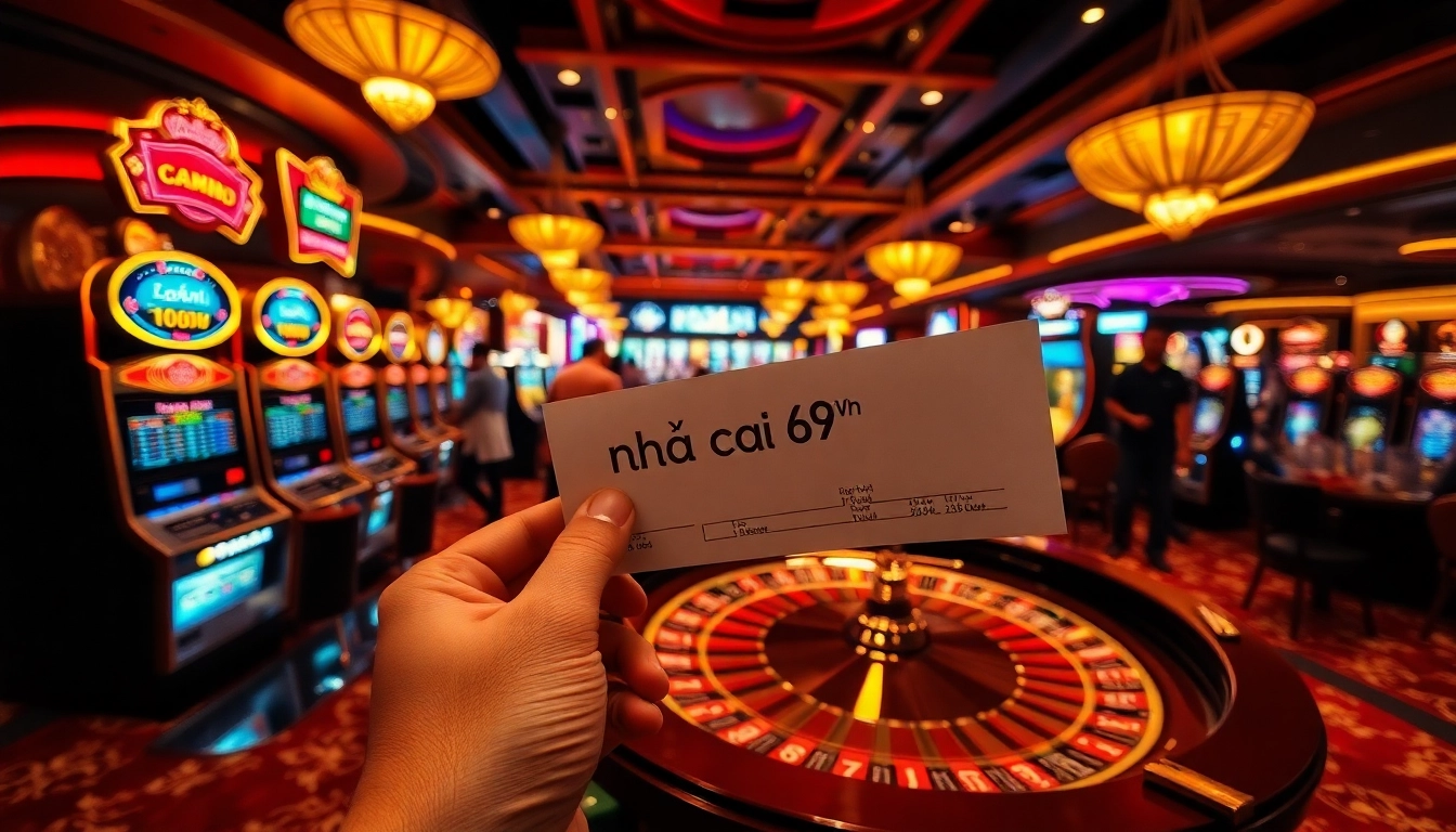 Experience the thrill of casino gaming at nhà cái 69VN with players at the roulette table.