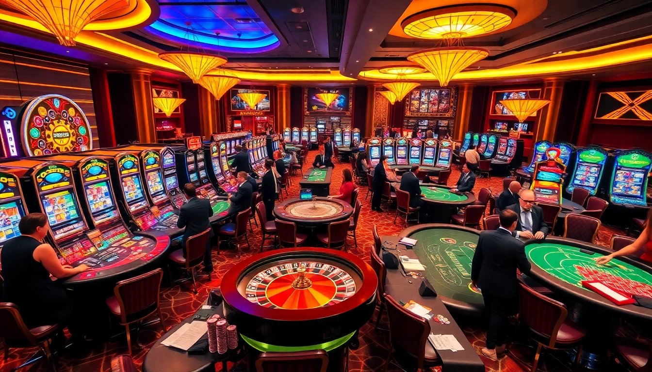 Join the excitement at rr88 vip with players enjoying dynamic casino games featuring roulette, poker, and vibrant slot machines.